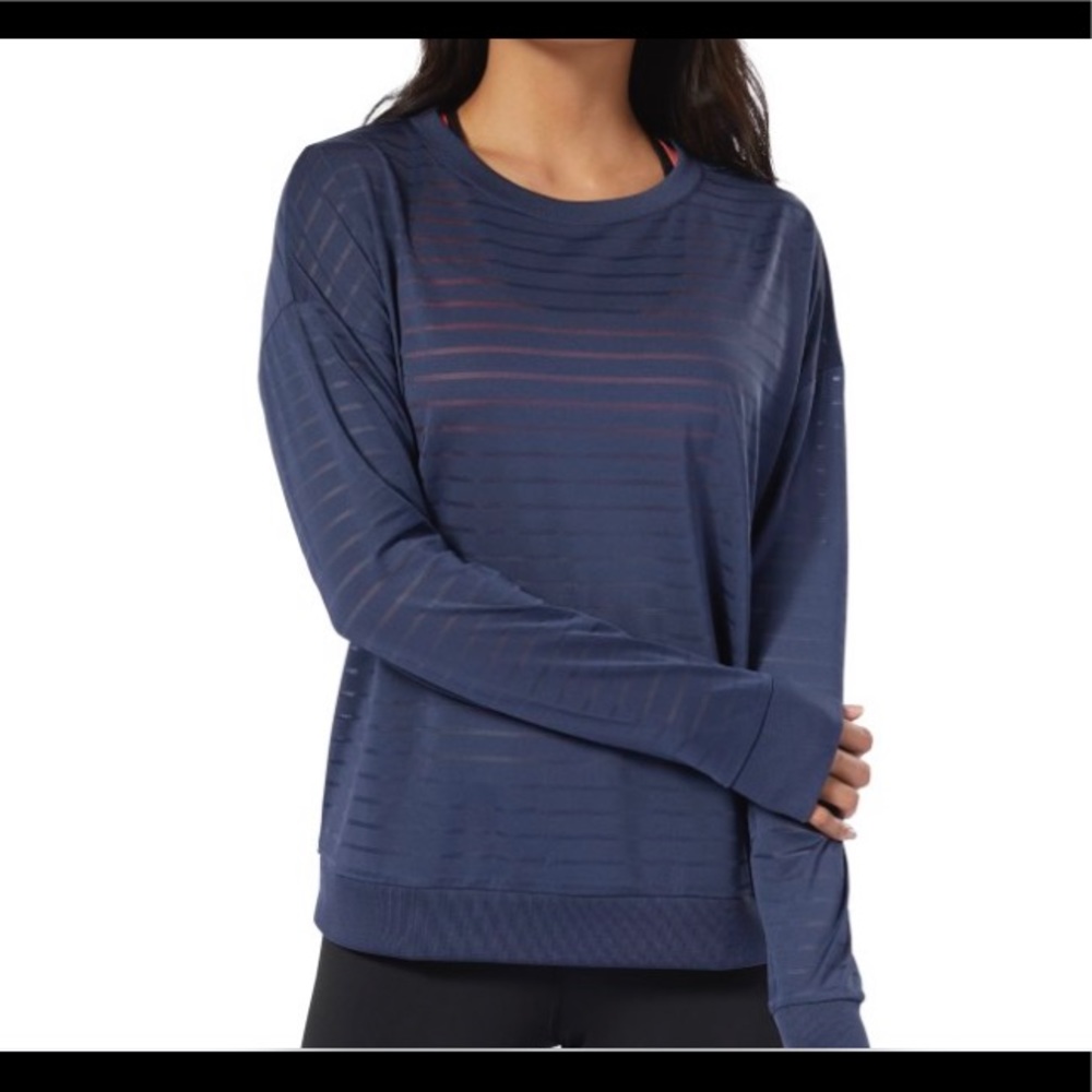 Reebok long sleeved mesh tshirt